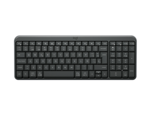TECLADO LOGITECH BLUETOOTH K250 PEBBLE GRAPHITE