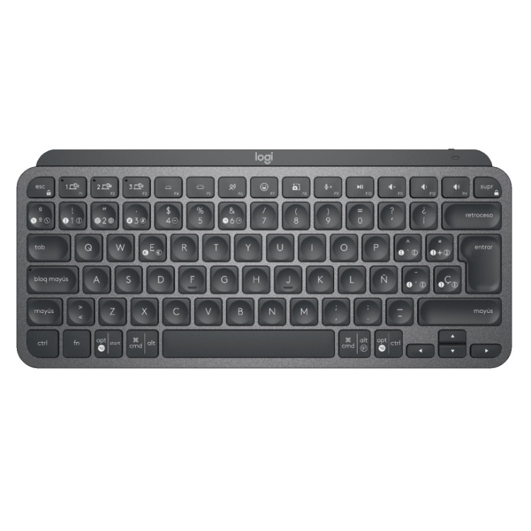 TECLADO LOGITECH WIRELESS MX KEYS MINI BLACK RETROILUMINADO