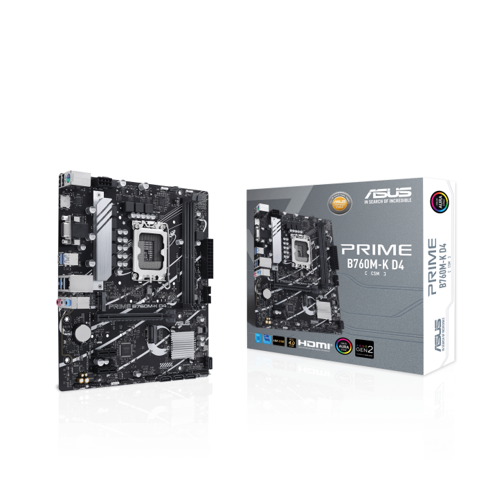 MOTHERBOARD ASUS PRIME B760M-K D4 LGA 1700 DDR4