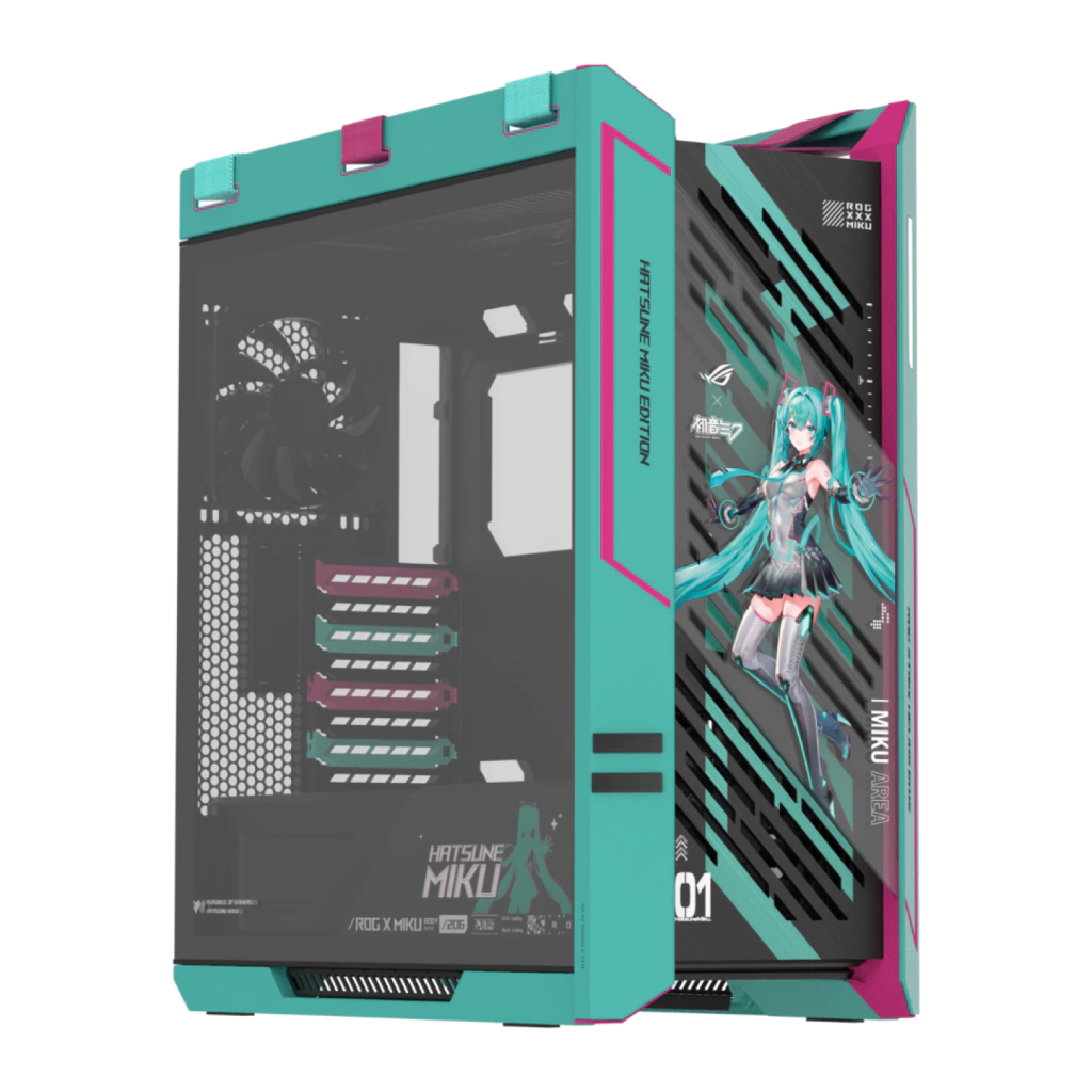 Gabinete Gamer Asus Rog Strix Helios Ii Gx601s Hatsune Miku Edition