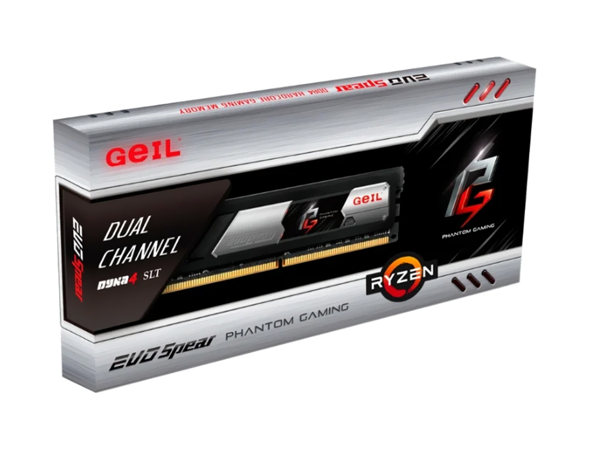 Memoria Ram Ddr4 Geil Evo Spear Phanton Gaming 16gb 3200mhz Cl16 2x8 Open Box