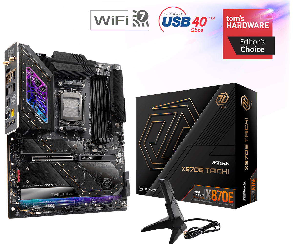 Mother Asrock X870e Taichi Am5 Ddr5