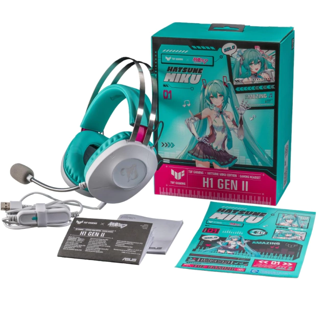 Auricular Asus A303 Tuf Gaming H1 Gen Ii Miku Edition