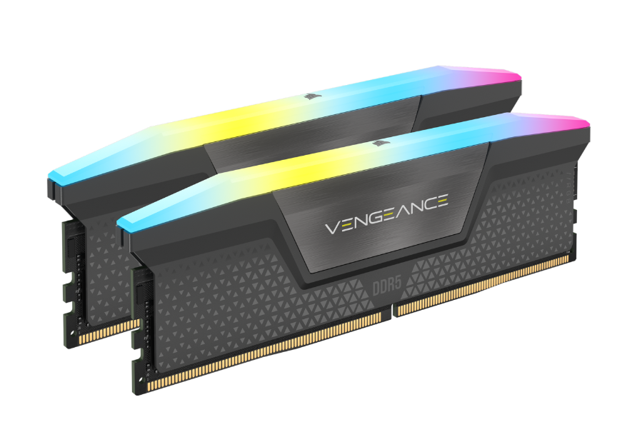 Memoria Ram Corsair Vengeance 32gb Ddr5 6000mhz Cl38 1.35v (2 X 16gb) Grey Rgb