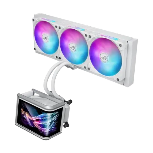 WATER COOLER ASUS ROG RYUO IV SLC 360 ARGB WHITE LCD