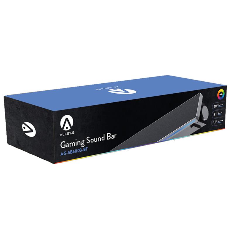 Parlante Alleyg Soundbar Diamond 14w Bluetooth Rgb