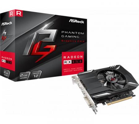 Placa De Video Asrock Radeon Rx 550 2gb Gddr5 Phantom Gaming