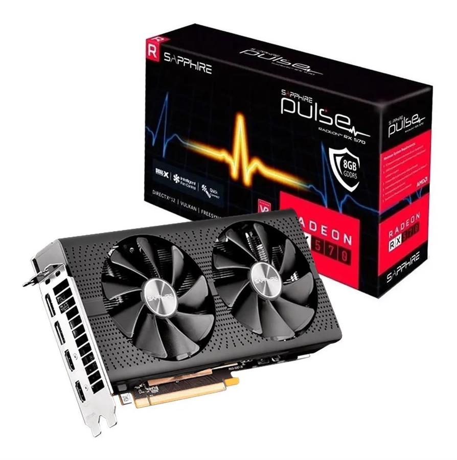Outlet Placa De Video Sapphire Pulse Radeon Rx 570 8gb Gddr5