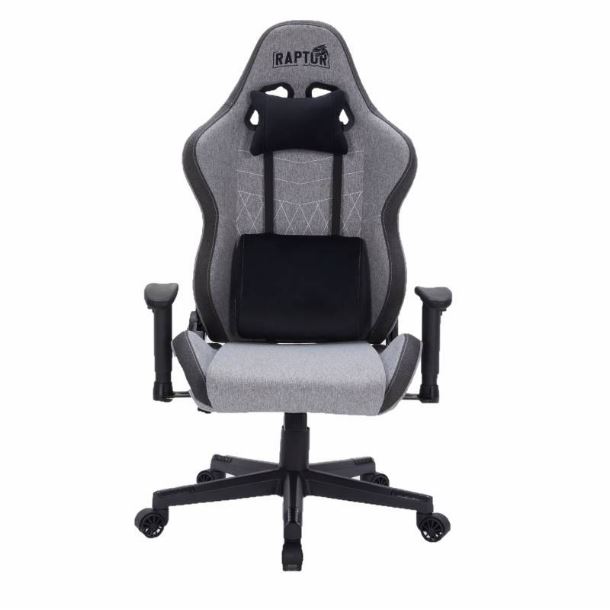Silla Gamer Raptor Throne R1 Tela Gris