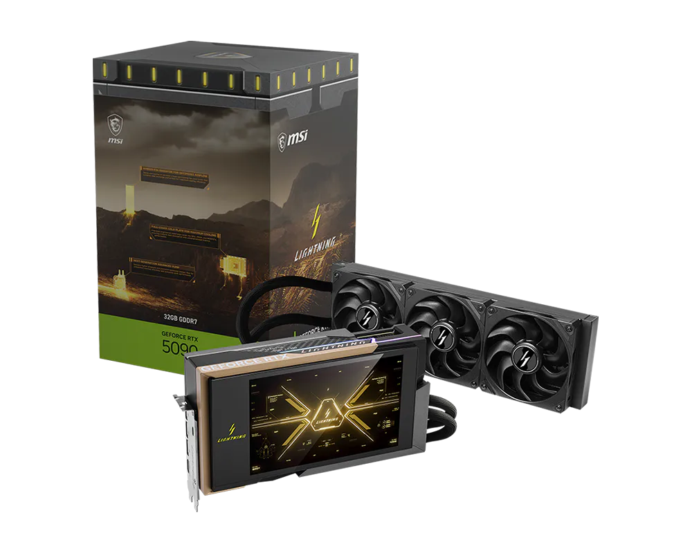 Placa De Video Msi Geforce Rtx 5090 32gb Lightning Z