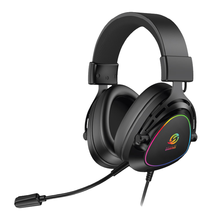 Auricular Solarmax Rgb Wired Lightweight Black