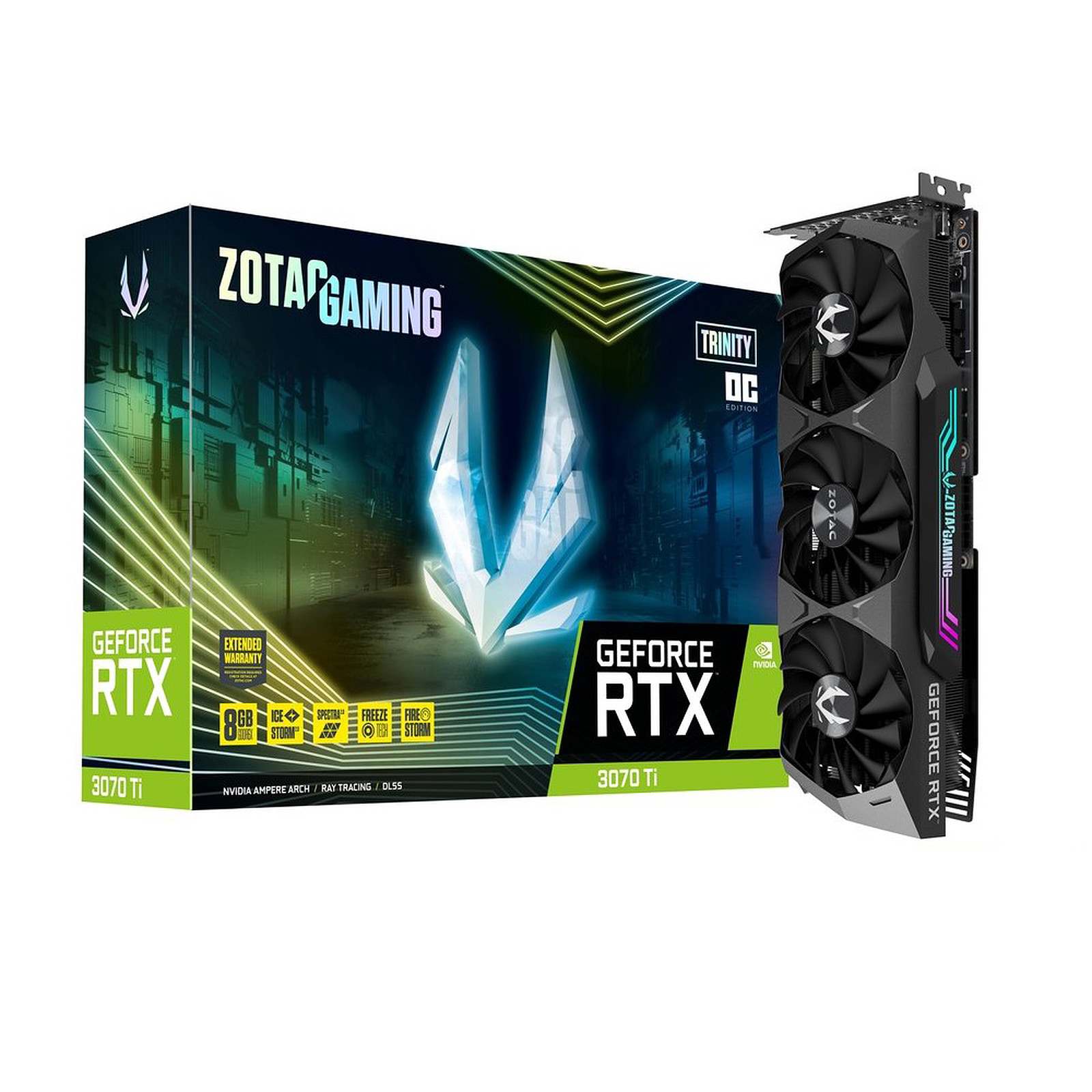 Outlet Placa De Video Zotac Trinity Geforce Rtx 3070 Ti 8gb Gddr6x