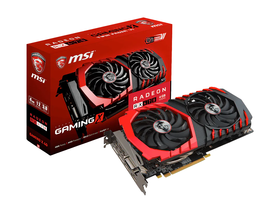 Outlet Placa De Video Msi Gaming X Radeon Rx 470 4gb Gddr5