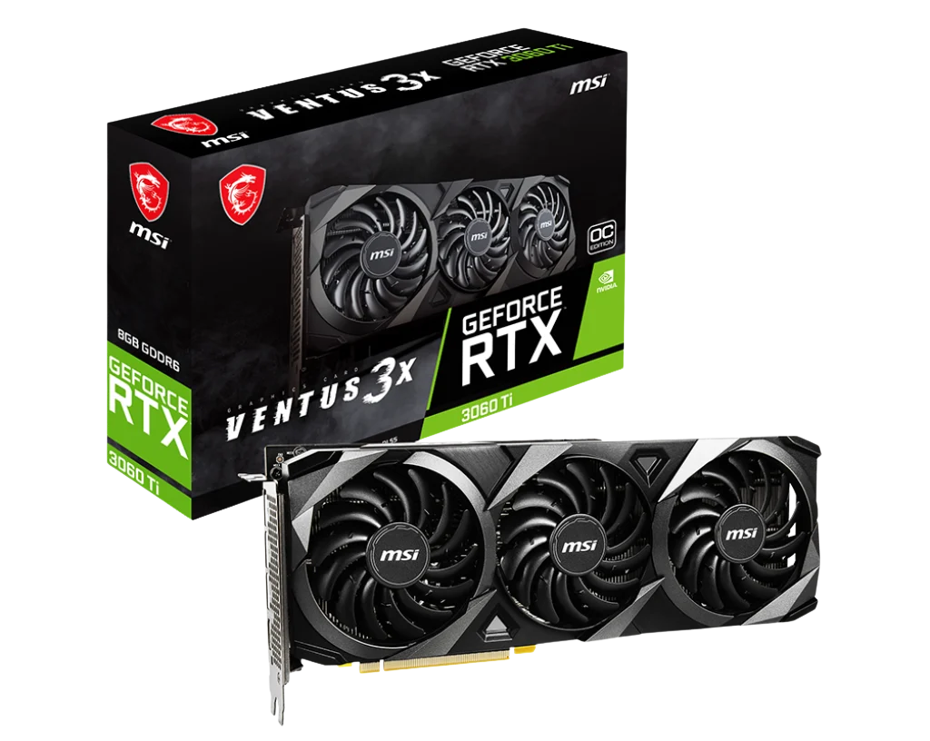 Outlet Placa De Video Msi Geforce Rtx 3060 Ti Ventus 3x 8g Oc
