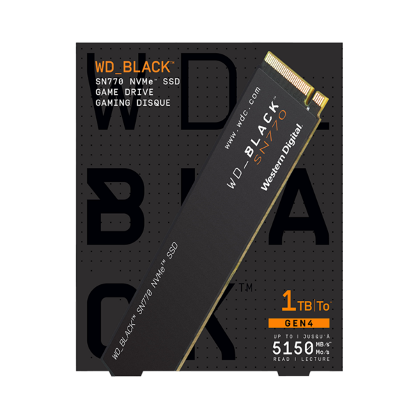 Disco Ssd Wd Black Sn770 1tb M2 Nvme 2280 Pcie 4.0 (usado)