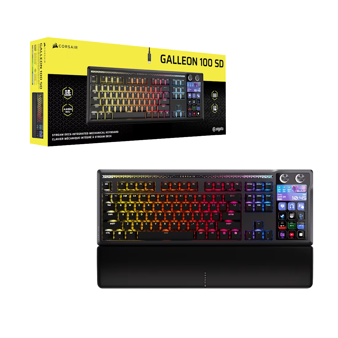 Teclado MecÁnico Corsair Galleon 100 Sd Stream Deck Integrado