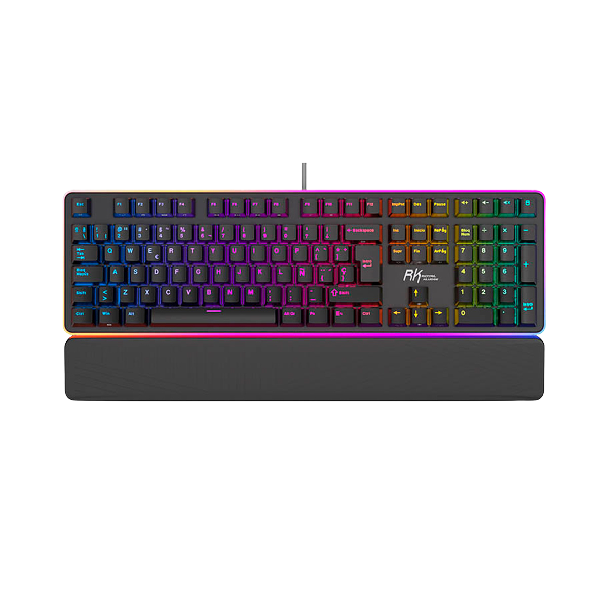 Teclado Royal Kludge Rk918 Black Sw Brown 100