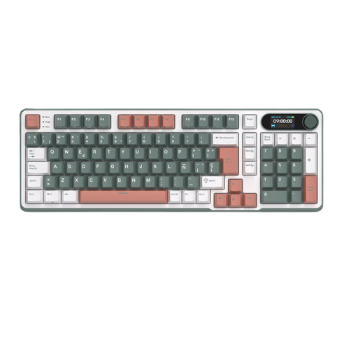 Teclado Royal Kludge Rks98 Wireless Camping Switch Brown 96%