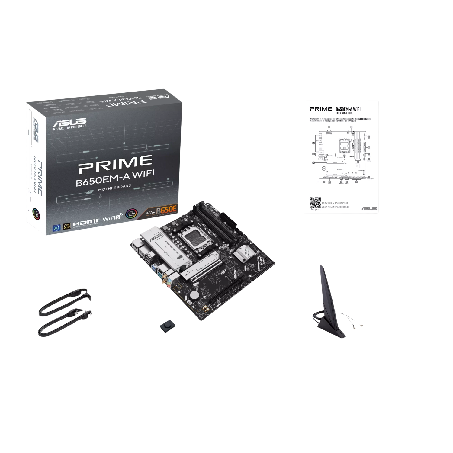 Motherboard Asus Prime B650em-a Wifi Am5 Ddr5