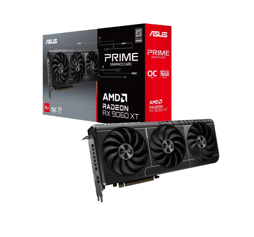 Placa De Video Asus Amd Radeon Prime-rx9060xt O16g Gddr6