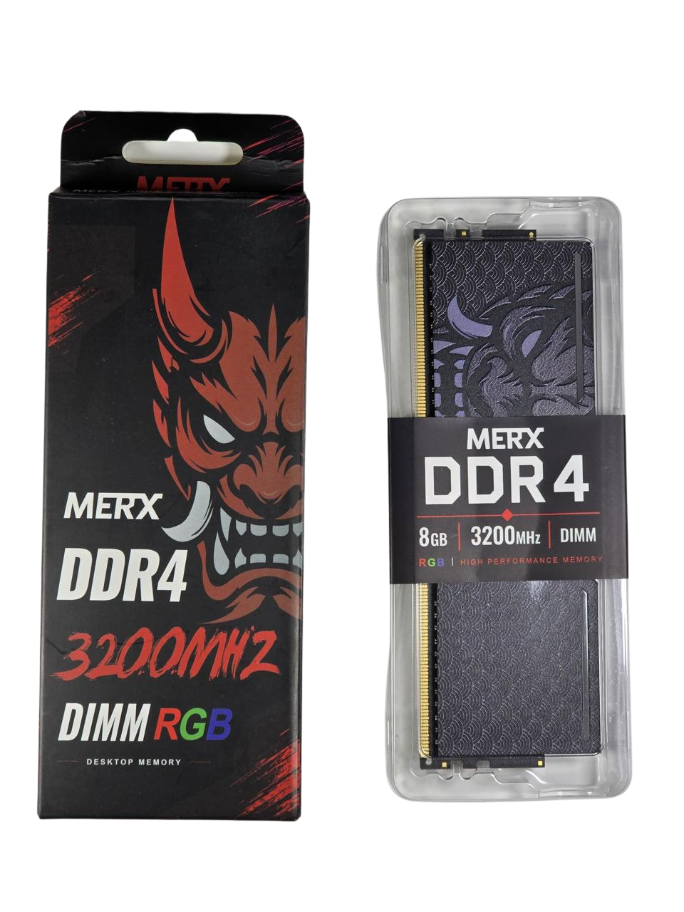 Memoria Ram Merx Akuma Ddr4 Rgb 8gb 3200mt Cl22