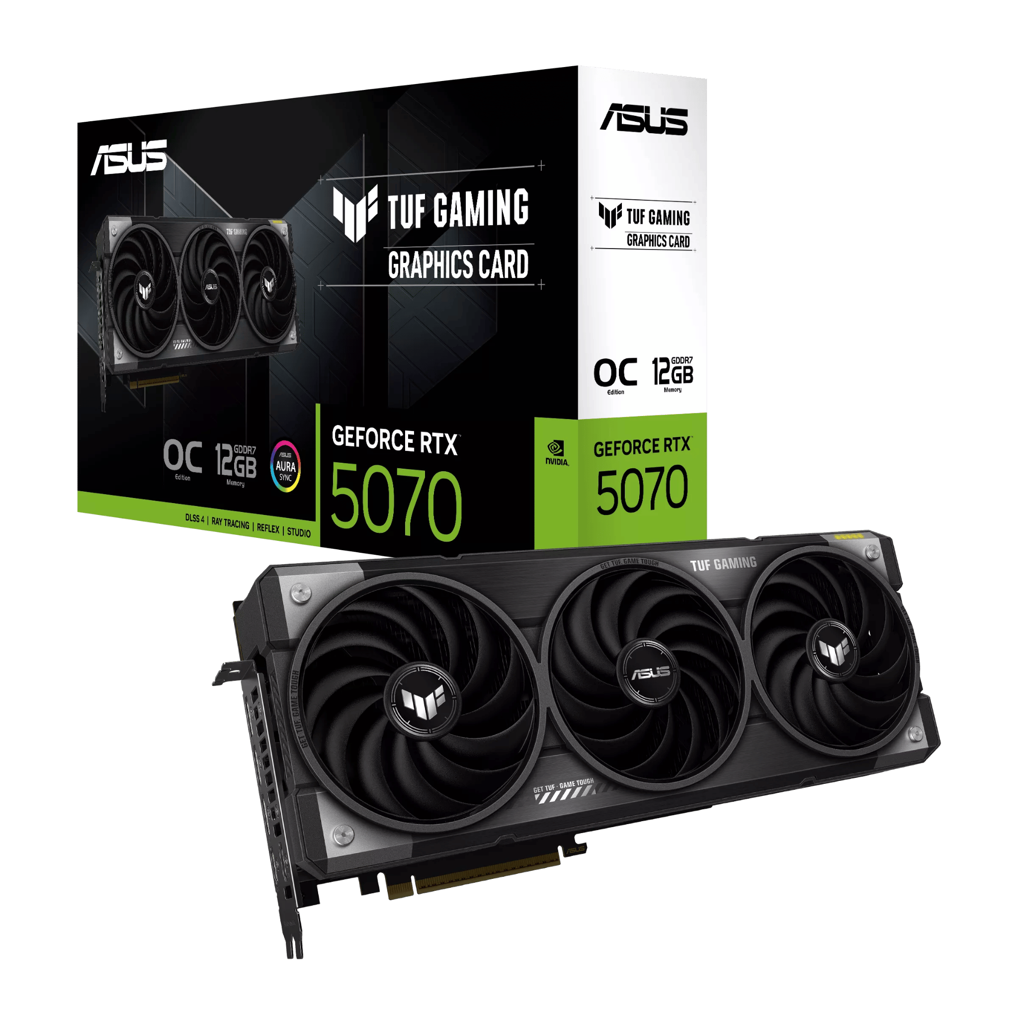 Placa De Video Asus Tuf Geforce Rtx 5070 12gb Gddr7 Gaming Oc