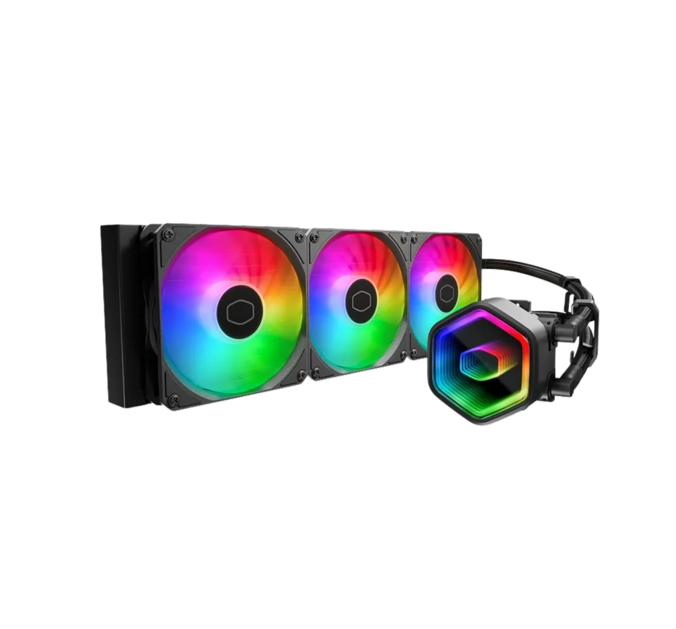 Water Cooler Cooler Master- Master Liquid 360 Core Ii Argb Pwm Black