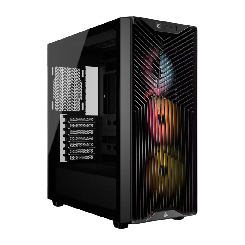 Gabinete Corsair 3200d Rs Argb Mid-tower Tg Black