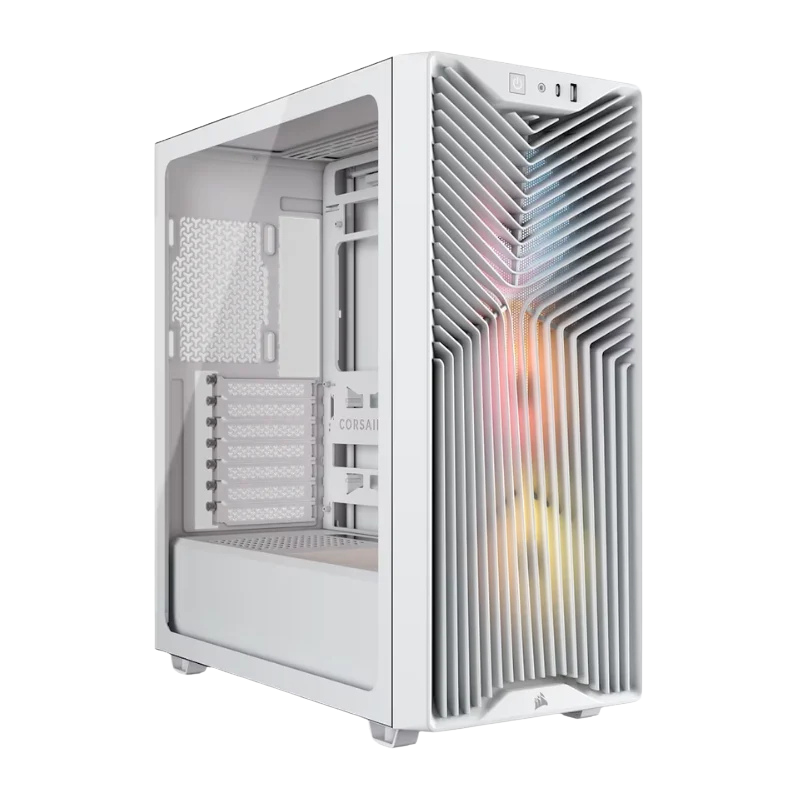 Gabinete Corsair 3200d Rs Argb Mid-tower Tg White