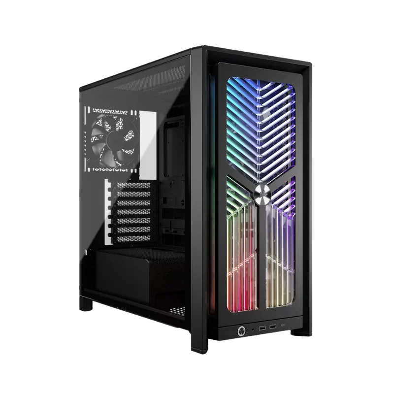 Gabinete Corsair Frame 4000x Rs Mid-tower Tg Fan X3 Black