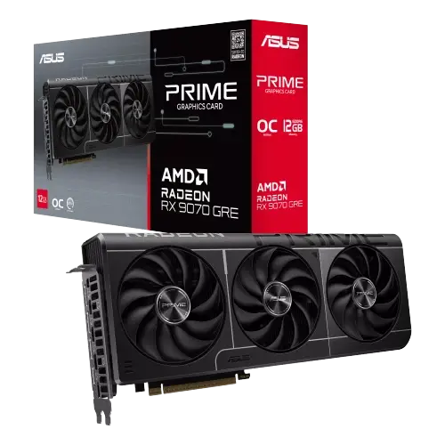 PLACA DE VIDEO ASUS AMD RADEON PRIME RX9070 OC 12GB GRE
