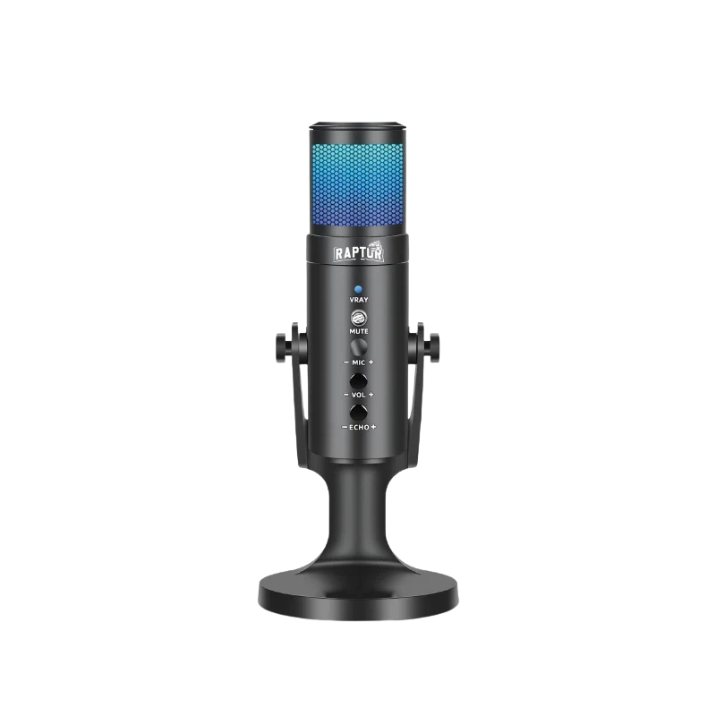 MICROFONO RAPTOR VOX PRO RGB USB P/STREAMING