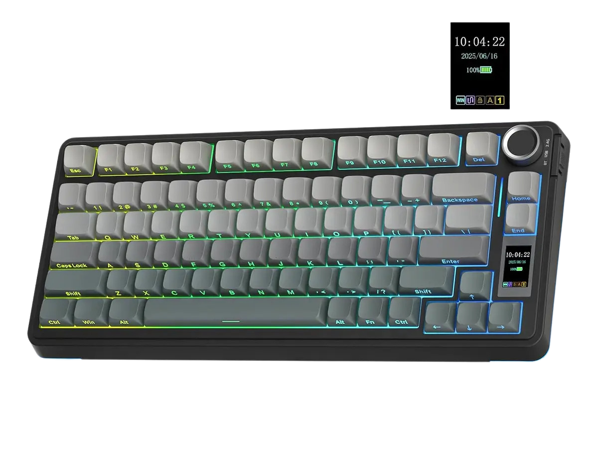 Teclaod Aula S75 Pro Black DegradÉ Wireless 75% Rgb Sw Seiya InglÉs