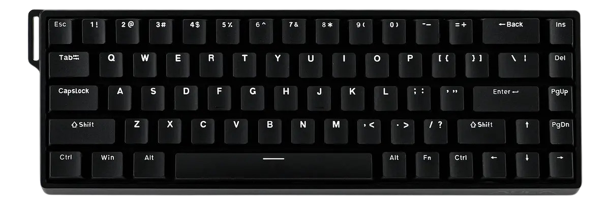 Teclado Aula Win68he Black Sw Greywood Ingles Magnetico