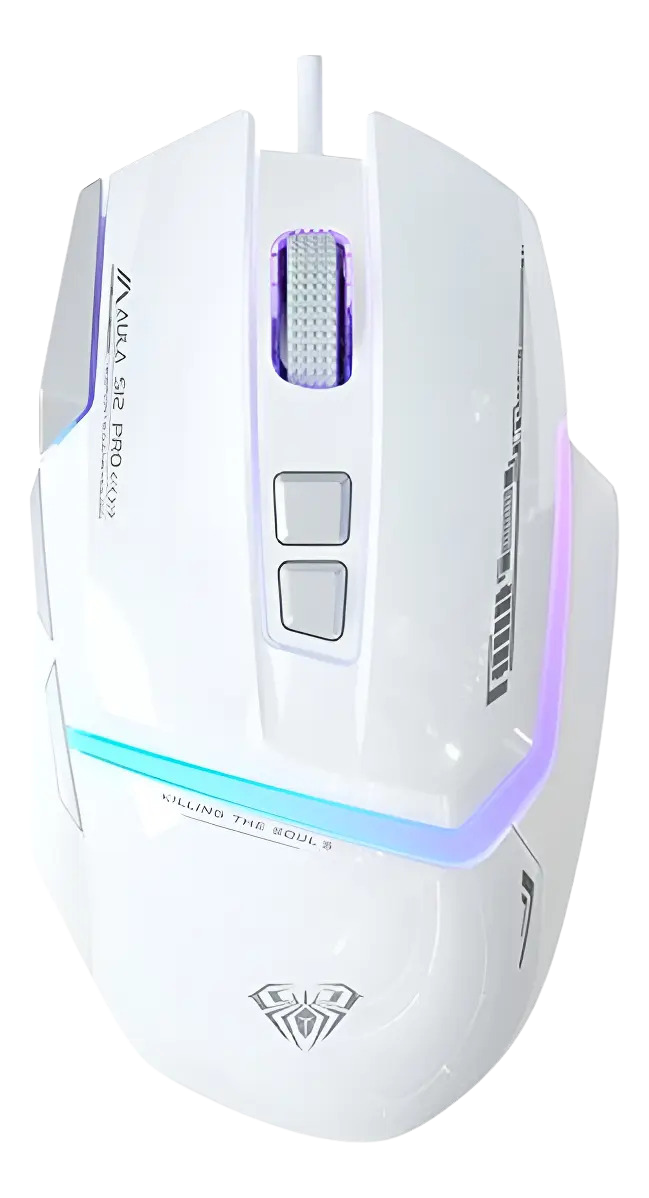 Mouse Aula S12 Pro Wired Blanco