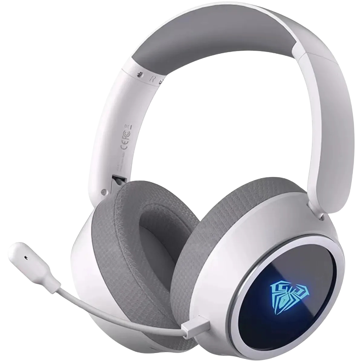 AURICULAR AULA A600 BLANCO INALAMBRICO USB 2.4GHZ BLUETOOTH CABLEADO RGB SURROUND PLEGABLES