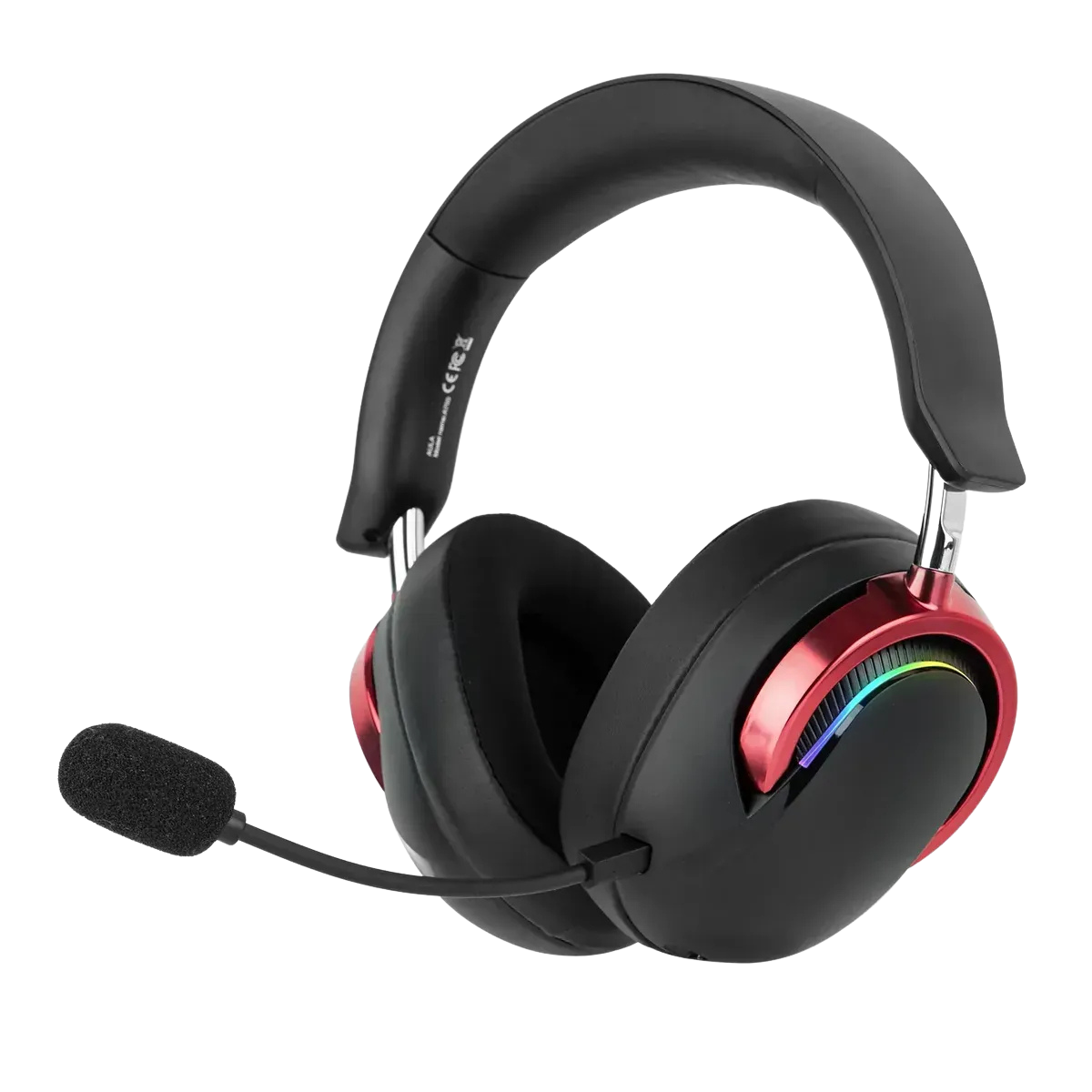 AURICULAR AULA A700 NEGRO ROJO INALAMBRICO USB 2.4GHZ BLUETOOTH CABLEADO RGB SURROUND PLEGABLES