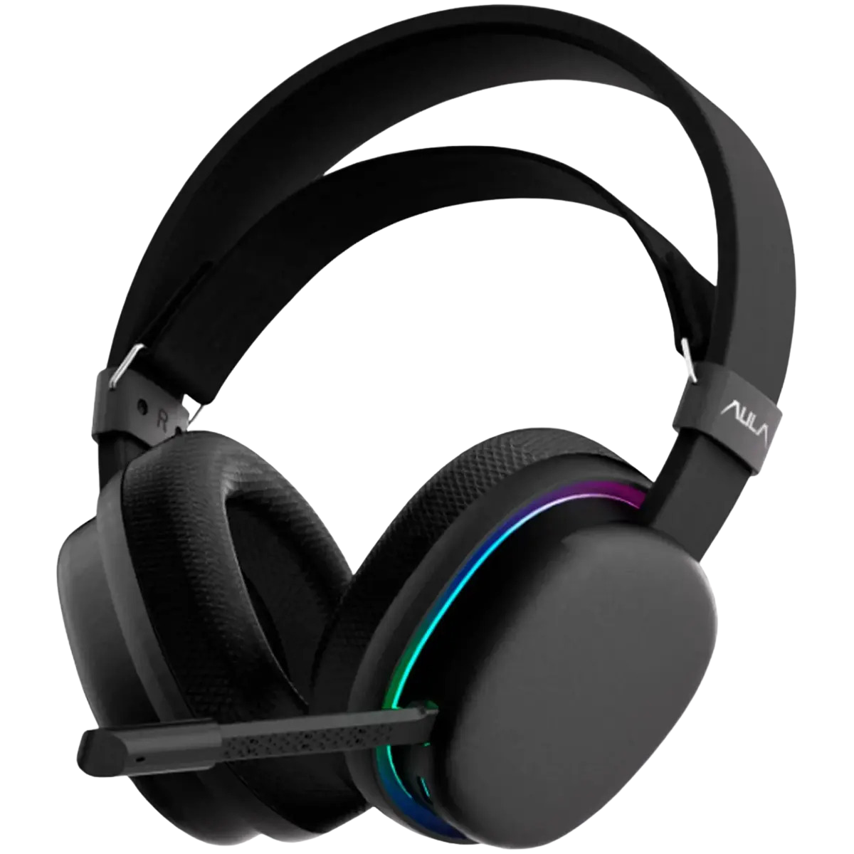 AURICULAR AULA G7 BLACK INALAMBRICO USB BLUETOOTH CABLEADO NEGRO RGB SURROUND VINCHA AUTOAJUSTABLE