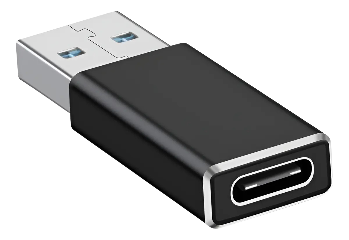 ADAPTADOR USB 2.0 A TIPO C HEMBRA OTG