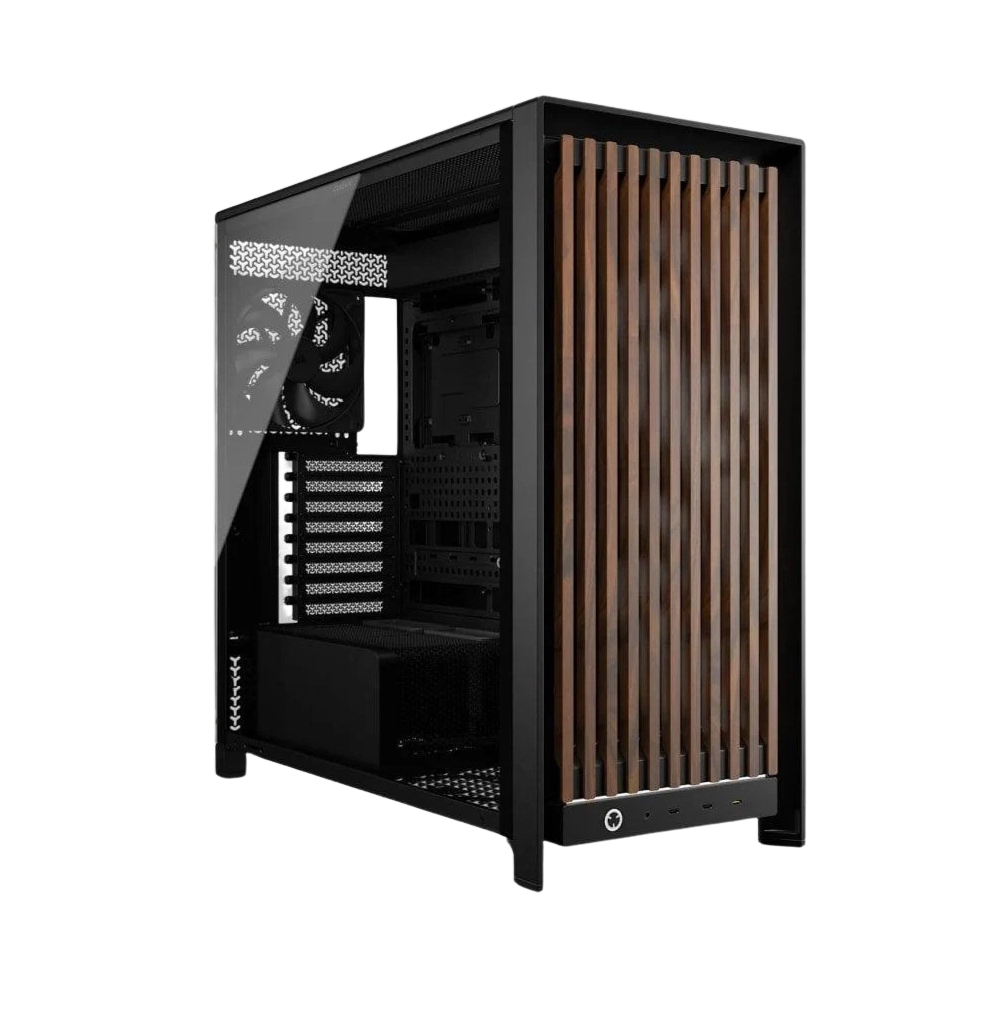 GABINETE CORSAIR FRAME 5000D WOOD RS PERFORMANCE MID-TOWER CASE NEGRO / MADERA