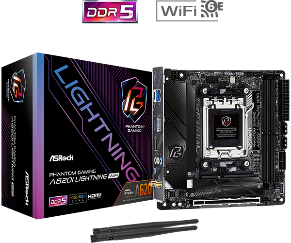 Outlet Mother Asrock A620i Lighting Wifi Itx