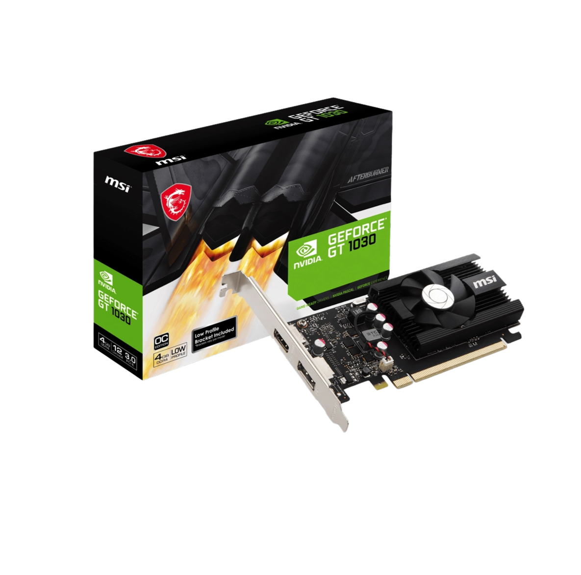 Placa Msi Nvidia Geforce Gt 1030 4gd4 Lp Oc