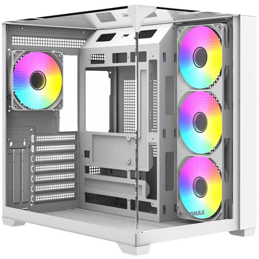 Gabinetegamer Raidmax Infinita I620 White Atx Fishtank Argb