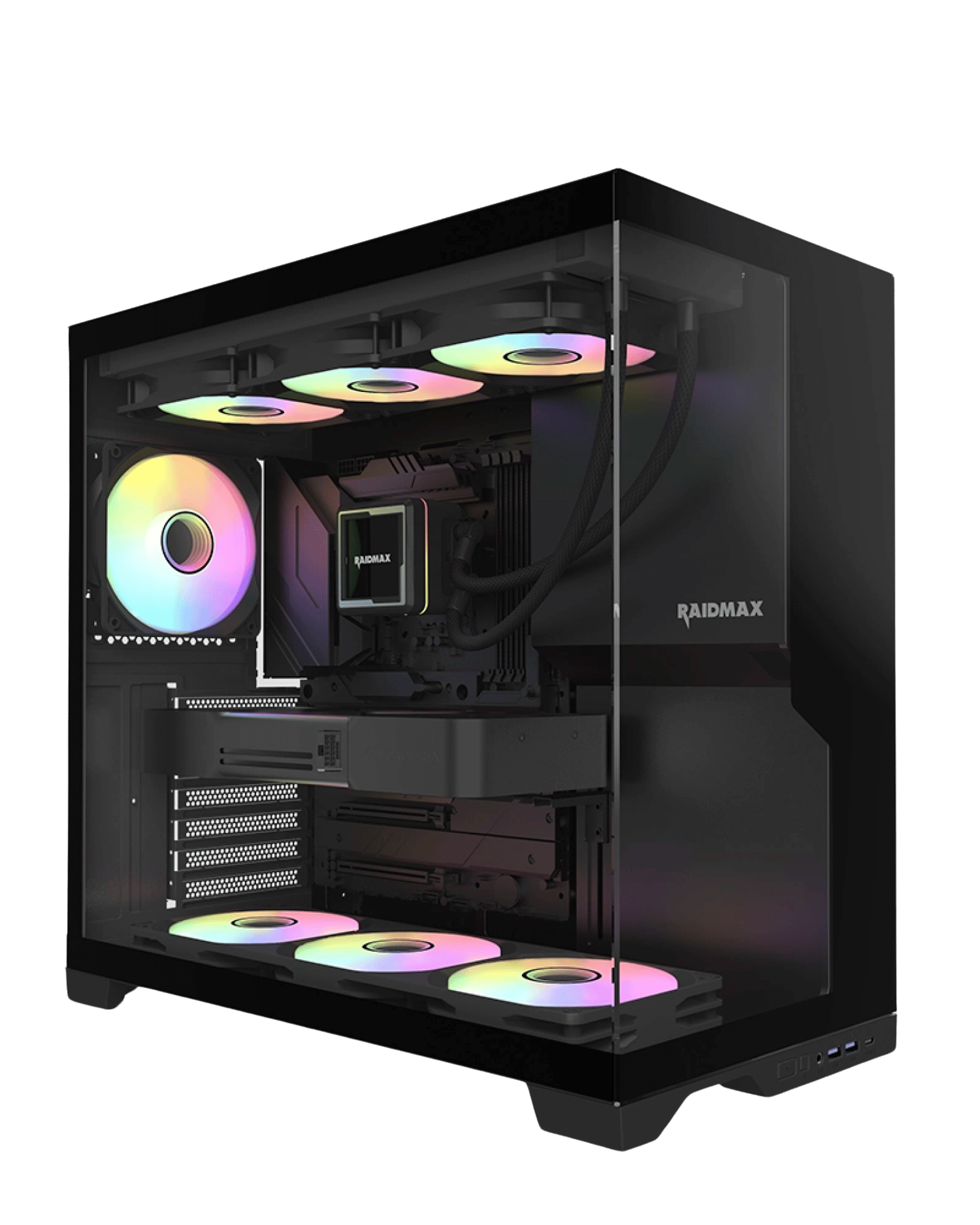Gabinete Gamer Raidmax Infinita I700 Black Argb Tg