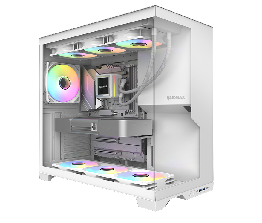 Gabinete Gamer Raidmax Infinita I700 White Argb Tg