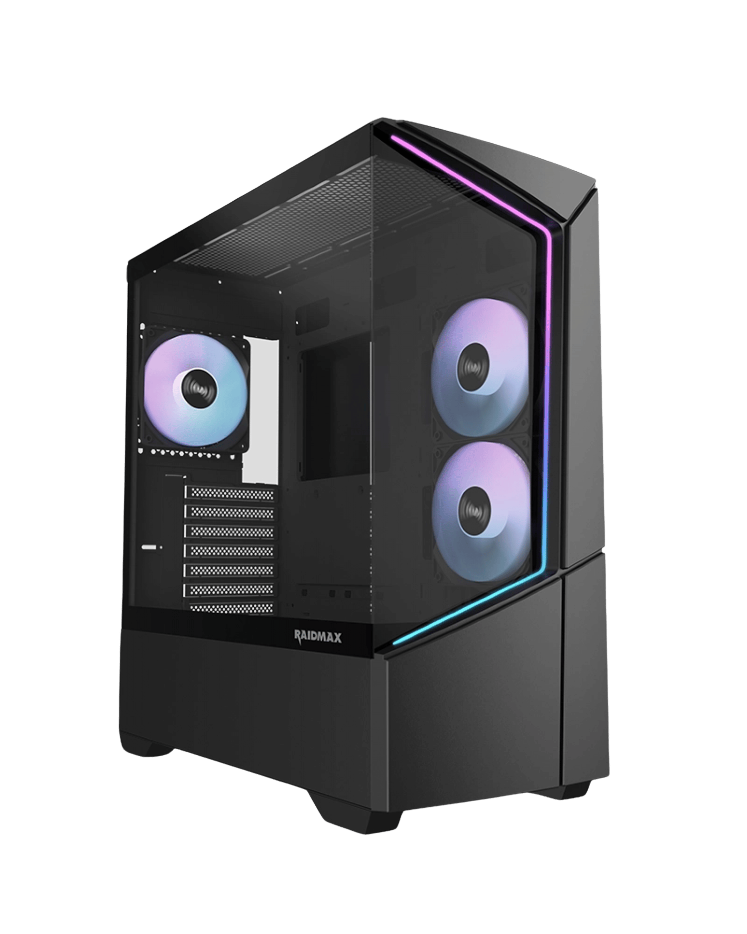 Gabinete Gamer Raidmax Infinita I812 Black Arg Tg E-atx