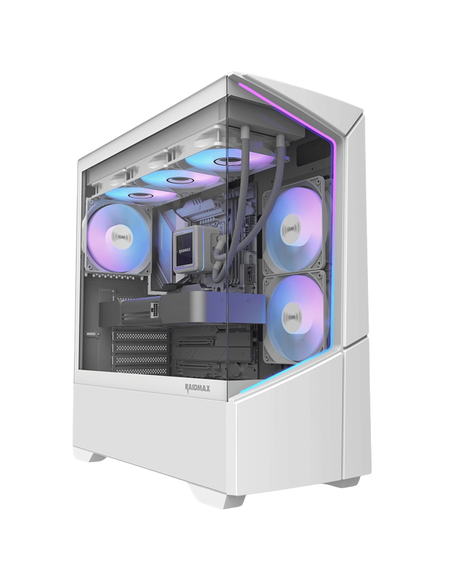 Gabinete Gamer Raidmax Infinita I812 White Arg Tg E-atx