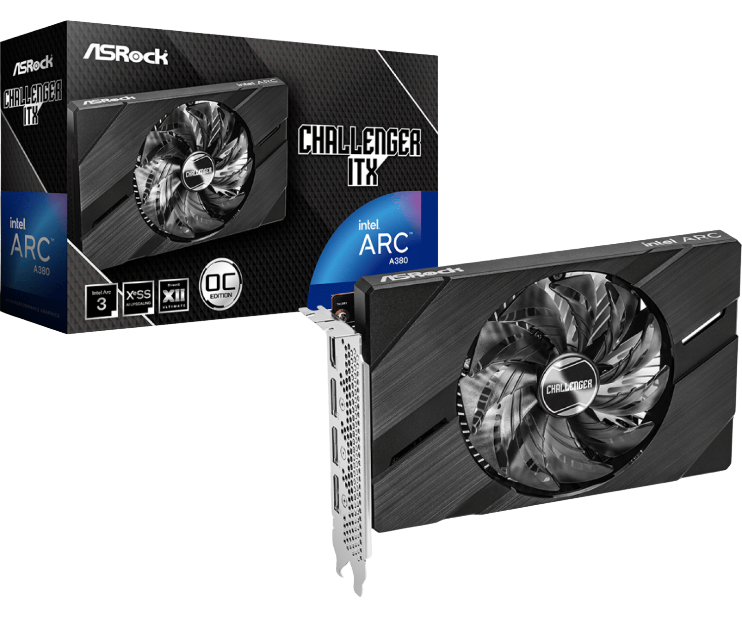 Placa De Video Asrock Intel Arc A380 6gb Challenger