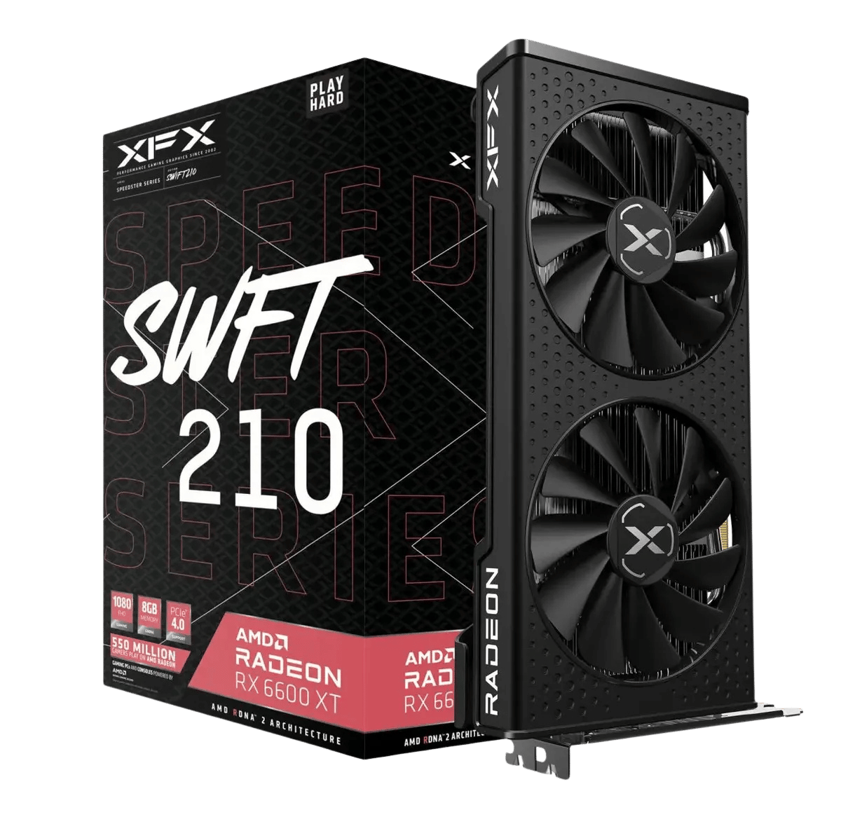Outlet Placa De Video Xfx Swft 210 Radeon Rx 6600 8gb Gddr6