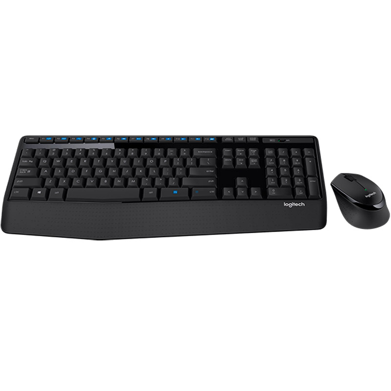 KIT TECLADO + MOUSE MK345 CONFORT WIRELESS BLACK LOGITECH